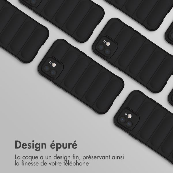 imoshion Coque arrière EasyGrip iPhone 12 - Noir