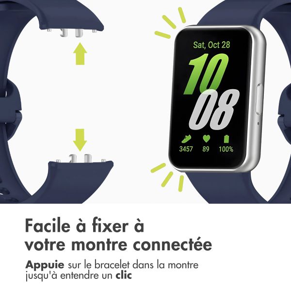 imoshion Bracelet en silicone Samsung Galaxy Fit 3 - Bleu foncé