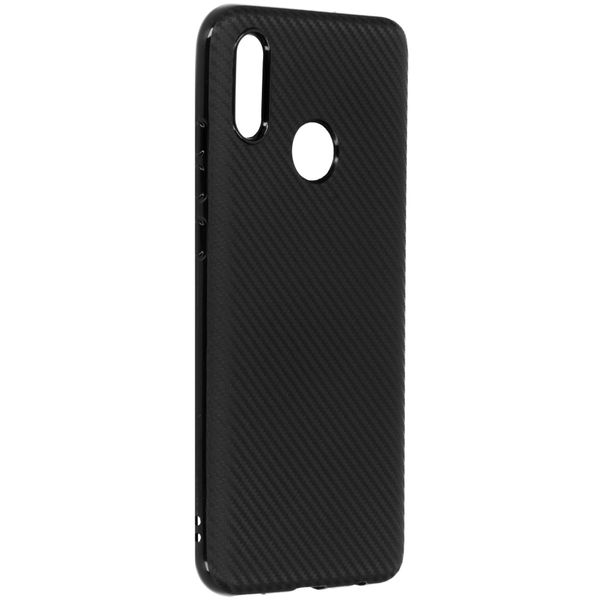 Coque silicone Carbon Huawei P Smart (2019) - Noir