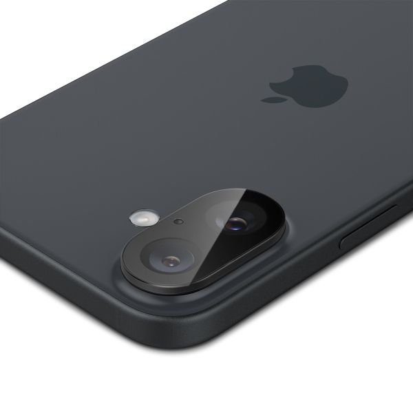 Spigen GLAStR EZ Fit Optik Protection d'objectif de caméra (pack de 2) Apple iPhone 16 Plus - Noir