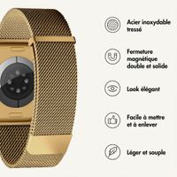 imoshion Bracelet magnétique milanais Apple Watch | 44/45/46/49 mm - Doré