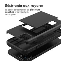 imoshion Coque arrière avec porte-cartes iPhone 15 Plus - Noir