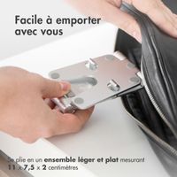 imoshion Support téléphone de bureau en aluminium - Réglable - Universel - Argent