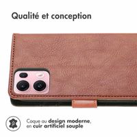 imoshion Étui de télephone portefeuille Oppo Reno 13 Pro - Marron