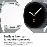 imoshion Bracelet en silicone souple Samsung Galaxy Watch 8 (Classic) - 40 / 44 / 46mm - Gris