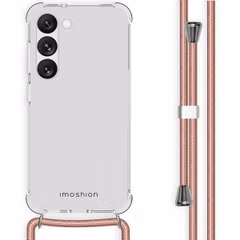 imoshion Coque avec dragonne Samsung Galaxy S23 - Rose Doré