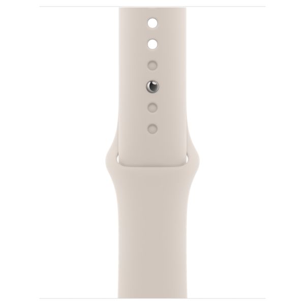 Apple Sport Band Apple Watch Series 1 á 9 / SE (38/40/41 mm) | Series 10 (42 mm) - Taille S/M - Starlight