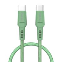 imoshion Braided USB-C vers câble USB-C - 1 mètre - Vert