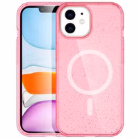 imoshion Coque Pailletée avec MagSafe iPhone 12 (Pro) - Paillettes Rose