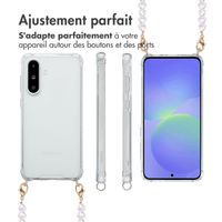 imoshion Coque avec dragonne + bracelet Samsung Galaxy A56 - Perles Cœurs