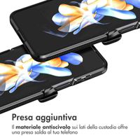 imoshion Coque arrière Rugged Clear Samsung Galaxy Z Flip 5 - Noir