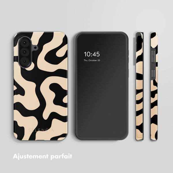 Selencia Coque arrière Vivid Samsung Galaxy A37 (5G) - Art Wave Black
