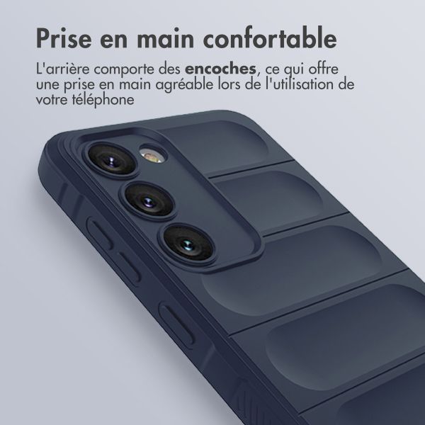 imoshion Coque arrière EasyGrip Samsung Galaxy S23 Plus - Bleu foncé