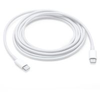 Apple Lot USB-C | Adaptateur secteur USB-C 20 watts + Câble de charge USB-C vers USB-C - 2 mètres - Blanc