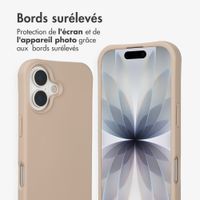 imoshion Coque arrière Color avec cordon amovible et MagSafe Apple iPhone 17 - Nude