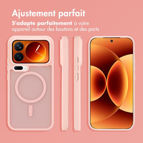 imoshion Coque Color Guard avec MagSafe Xiaomi 17 Pro Max - Rose clair