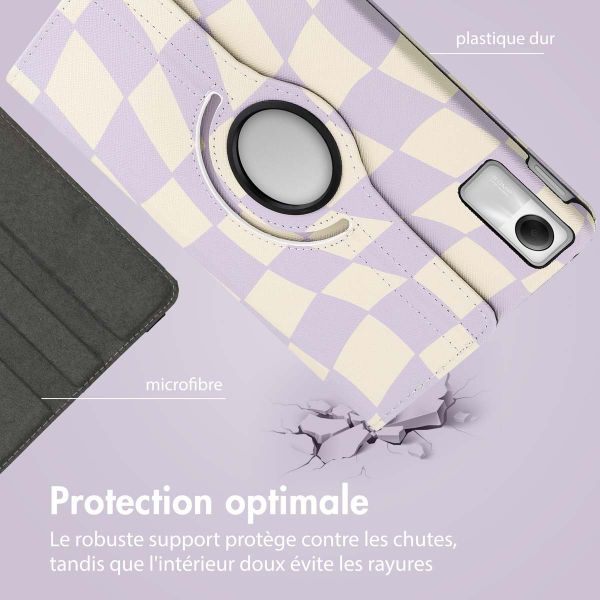 imoshion Coque tablette Design rotatif à 360° Xiaomi Redmi Pad SE - Dancing Cubes