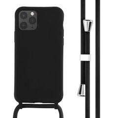 imoshion Coque en silicone avec cordon Apple iPhone 11 Pro - Noir
