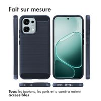 imoshion Coque Brushed Oppo A6 Pro (5G) - Bleu foncé