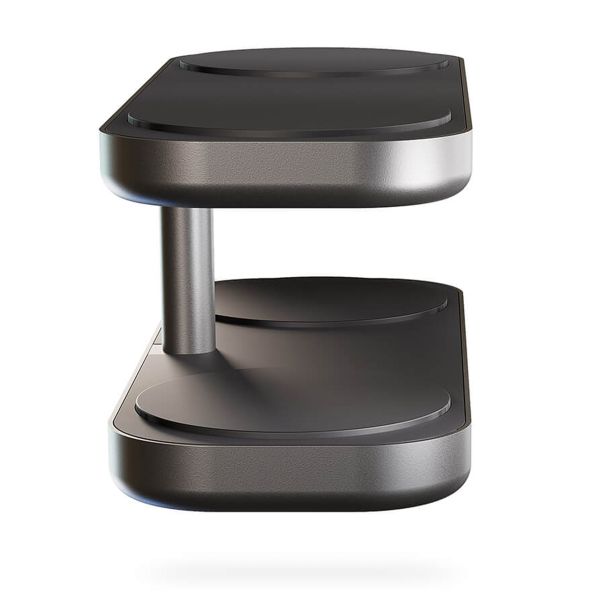 Zens Quattro Wireless Charger Pro 4 - Station de charge sans fil - Compatible Qi2 et MagSafe - Noir