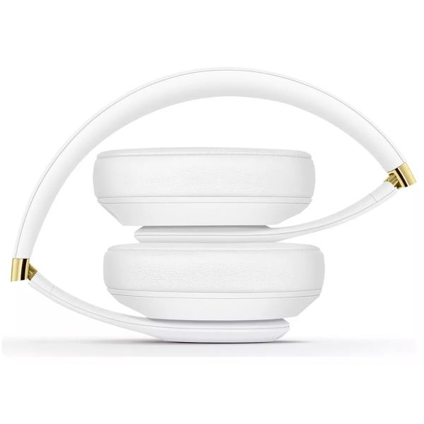 Beats Casque sans fil Studio3 - Casque circum-auriculaire sans fil - Avec réduction active du bruit - White Core