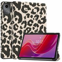 imoshion Coque tablette Design Trifold Lenovo Tab M11 - Leopard