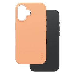 PanzerGlass Coque CARE Fashion MagSafe iPhone 16 - Peachy