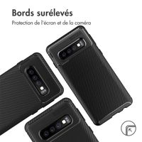 imoshion Coque silicone Carbon Samsung Galaxy S10 - Noir