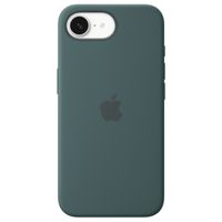 Apple Coque en silicone MagSafe iPhone 16e - Lake Green