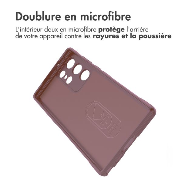 imoshion Coque arrière EasyGrip Samsung Galaxy S23 Ultra - Violet