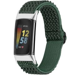 imoshion Bracelet élastique en nylon le Fitbit Charge 5 - Vert