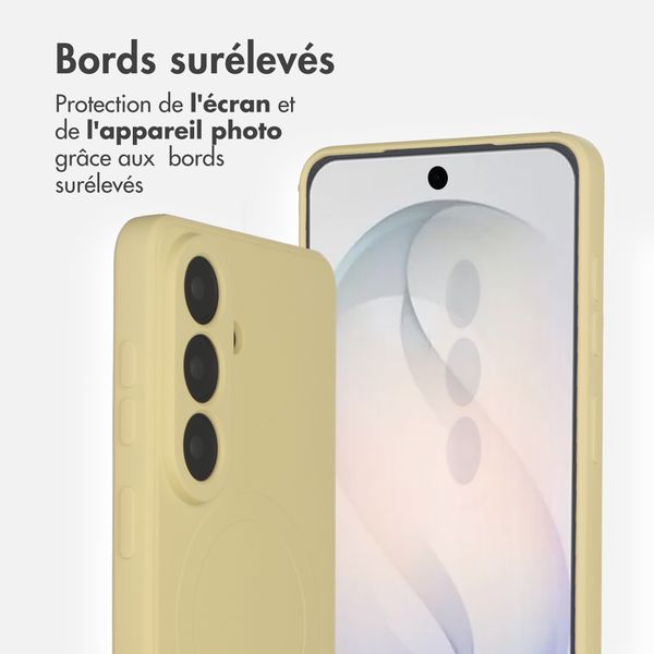 imoshion Coque Couleur avec MagSafe Samsung Galaxy S26 - Vanilla