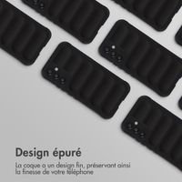 imoshion Coque arrière EasyGrip Samsung Galaxy A34 (5G) - Noir