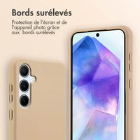 imoshion Coque de couleur avec cordon amovible Samsung Galaxy A55 - Nude