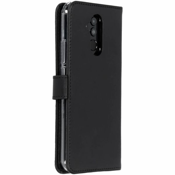 Selencia Étui portefeuille en cuir véritable Huawei Mate 20 Lite - Noir