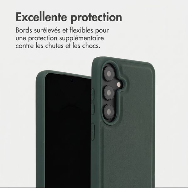 Accezz Coque arrière Edge avec MagSafe Samsung Galaxy S25 - Vert