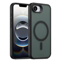 Accezz Coque Givrée Robuste avec MagSafe Apple iPhone 16e - Noir