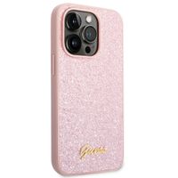 Guess Coque Glitter Flakes Apple iPhone 14 Pro - Rose