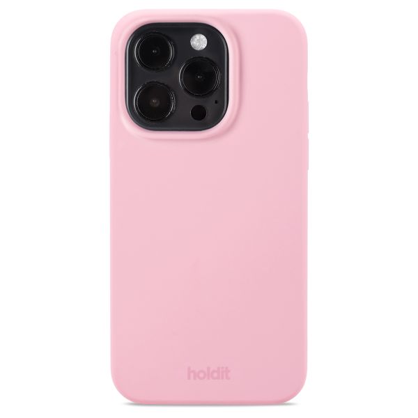 Holdit Coque Silicone iPhone 15 Pro - Pink