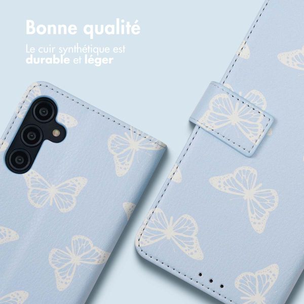 imoshion Étui de télephone portefeuille Design Samsung Galaxy A14 (5G/4G) - Butterfly