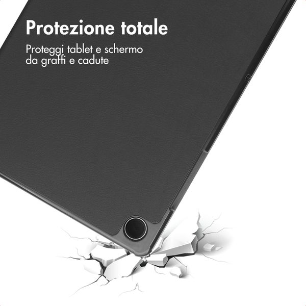 imoshion Coque tablette Trifold Samsung Galaxy Tab A11 Plus - Noir