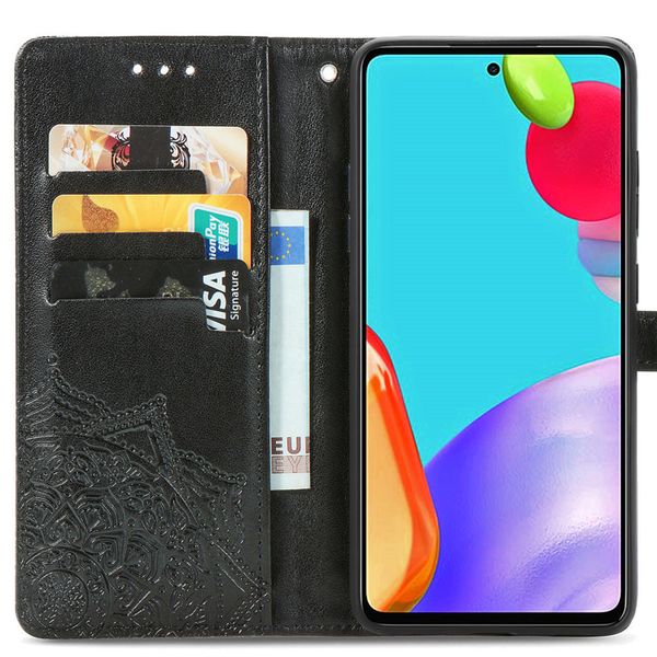imoshion Etui de télephone Mandala Samsung Galaxy A52(s) (5G/4G) - Noir