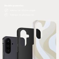 Selencia Coque arrière Vivid Samsung Galaxy A57 (5G) - Desert Waves Beige