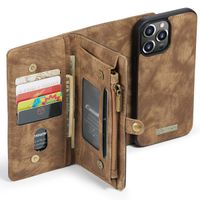 CaseMe Etui de téléphone de luxe en cuir deux iPhone 13 Pro