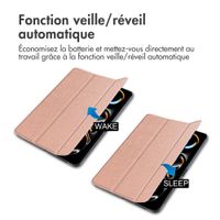 imoshion Coque tablette Trifold Apple iPad Pro 11 (2024) M4 - Rose Doré