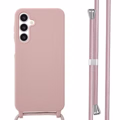 imoshion Coque en silicone avec cordon Samsung Galaxy A16 - Sand Pink