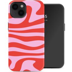 Selencia Coque arrière Vivid avec MagSafe Apple iPhone 14 - Dream Swirl Pink