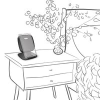 Zens Support pour chargeur rapide sans fil - Chargeur sans fil - Avec câble de charge - 10 Watt - Noir