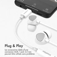 imoshion ﻿Adaptateur AUX - Adaptateur audio USB-C vers 3,5 mm / Jack - USB-C mâle vers AUX femelle - Blanc