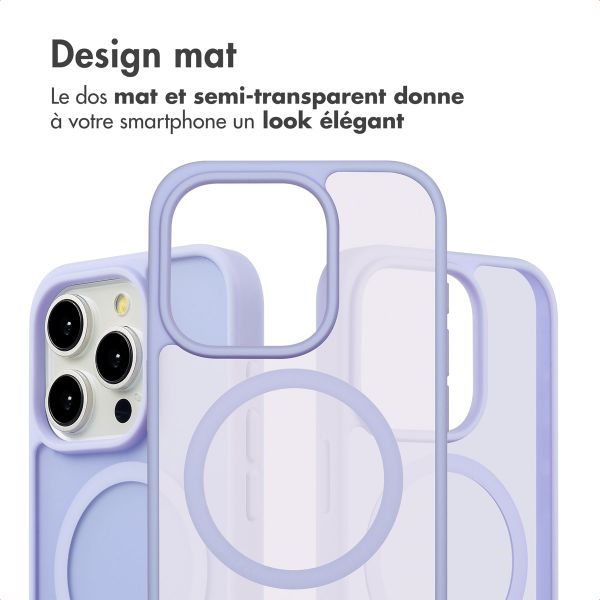 imoshion Coque Color Guard avec MagSafe Apple iPhone 15 Pro - Lila / Lilac